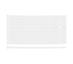 EXTREME kabelbinders 4,8 × 150 mm, wit, 100 st.