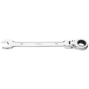 Steek/Ratelsleutel 13mm met Knik
