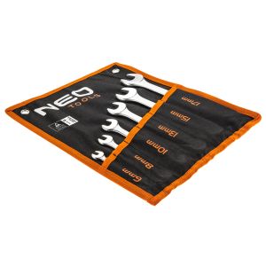 Steek/ringsleutelset 6-17mm, 6dlg
