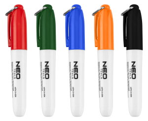 Mini marker, 5 kleuren, blister