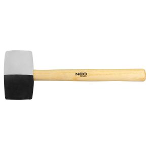 Rubber Hamer 680gr Zwart/Wit