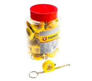Mini rolmaat 1mtr. display 40 stuks