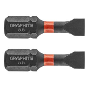 Impact bit SL5.5 x 25 mm, 2 st.