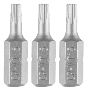 Torx bits T15 x 25 mm, 3 stuks