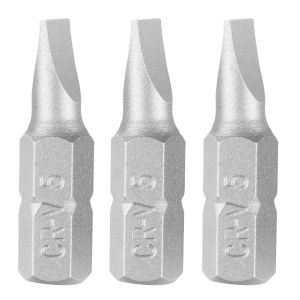 SL5 x 0,8 x 25 mm bits, 3 stuks