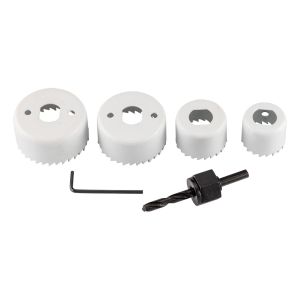 Gatenzagen met adapter, 32-54 mm, set van 6 stuks.