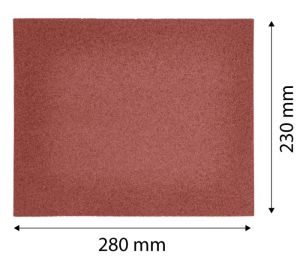 Abrasive sheet 230 x 280 mm, P60
