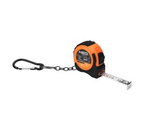 Rolmaat 2m Pocket met musketonhaak prijs per stuk , 24 stuks verpakking
