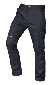 Mix&Match work trousers, stretch, black, size XS