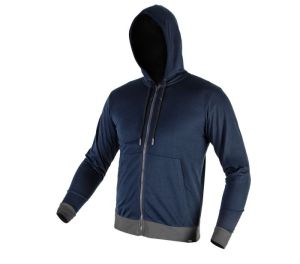 COMFORT hooded sweatshirt, navy blue, size S