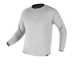 COMFORT sweatshirt, grey melange, size L