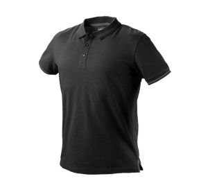 Polo shirt DENIM, black, size XL