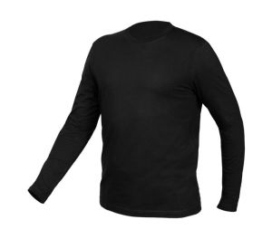 T-shirt met lange mouwen zwart, maat L