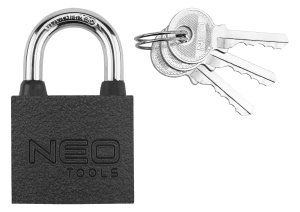 Hangslot 40mm Zwart