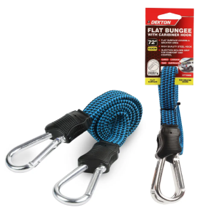 Bungee Cord Plat 180cm met Karbijnhaken