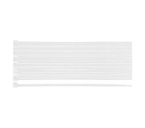 EXTREME kabelbinders 2,5 × 80 mm, wit, 100 st.