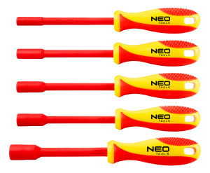 Geïsoleerde dopsleutelschroevendraaiers 5 stuks