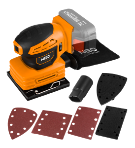 Energy+ 18V 3in1 vlakschuurmachine, zonder accu