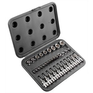 Torx doppen en bits 3/8", set 34 st