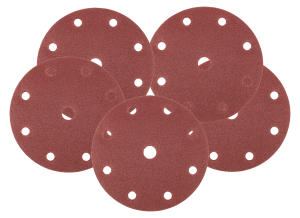 Schuurschijven 150 mm, P40, 5 stuks, met 9 gaten voor 04-721