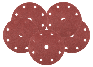 Schuurschijven 150 mm, P100, 5 stuks, met 9 gaten voor 04-721 