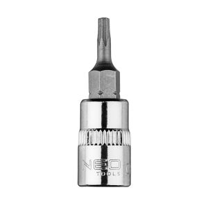TORX TX10 bit  1/4 dop, kort, 37 mm