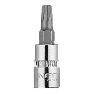 TORX TX27 bit 1/4 dop, kort, 37 mm