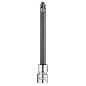 PZ3 schroevendraaier bit met 1/4 dop, lang, 87 mm