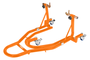 Motorfietsstandaard voor het achterwiel
