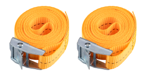 Nokkengesp riem 25 mm x 2,5 m 2 stuks