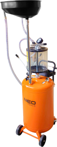 Verplaatsbare pneumatische oliecarter met regeltank