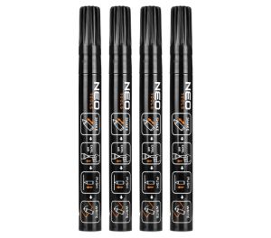 Permanent Marker Dik Zwart 4x