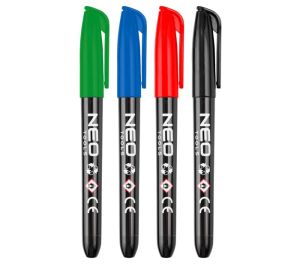 Permanent Marker Smal Kleur 4x