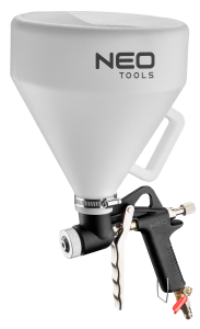 Structureel verfpistool, 4,7 liter, 3,5 bar, inclusief spuitmonden 4/6/8 mm