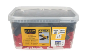 Nivellering Starterset 2,0mm 3-16mm dik 300+100st emmer