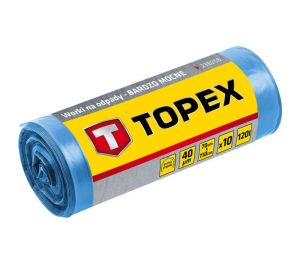 Afvalzakken 120 L, blauw, 40 mic