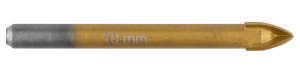 TiN universele boor, 10 mm