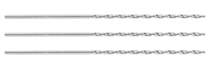 HSS metaalboor, DIN 340, Lang, 1 mm, 3 stuks