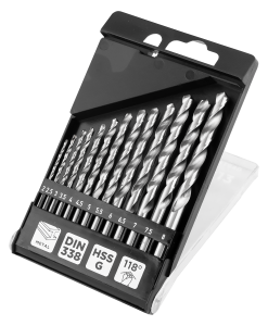 Metaalborenset HSS-G 2,0 - 8,0mm 13 delig