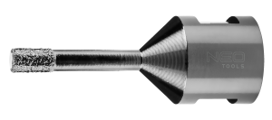 Diamantboor 6mm, M14 met Koeling Kern