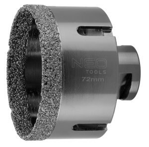 Diamantboor 72mm, M14 met Koeling wax