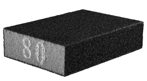 Schuurspons 70x25x100mm, K80, Waterproof