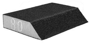 Schuurspons 125x25x90mm, K80, Waterproof
