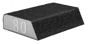 Schuurspons 98x25x68mm, K80, Waterproof
