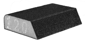 Schuurspons 98x25x68mm, K120, Waterproof