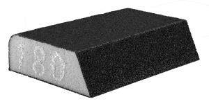 Schuurspons 98x25x68mm, K180, Waterproof