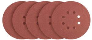 CIRKELSCHUURPAPIER 8 GATEN 150MM VELCRO K240