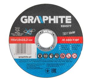Doorslijpschijf 115x1,0mm, 10x