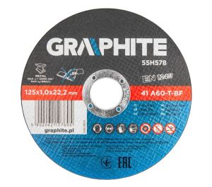 Doorslijpschijf 125x1,0mm, 10x