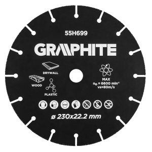 Tungsten Carbide Multi Wheel 230x22,2mm